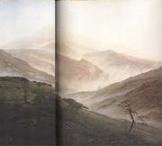 Caspar David Friedrich Mist Rising in the Riesengebirge (mk10) oil on canvas